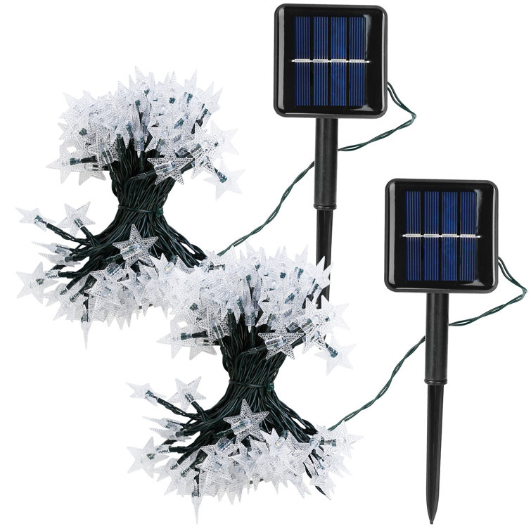 The Party Aisle™ Komor 2 Bulb 471.6'' Solar Powered Novelty String
